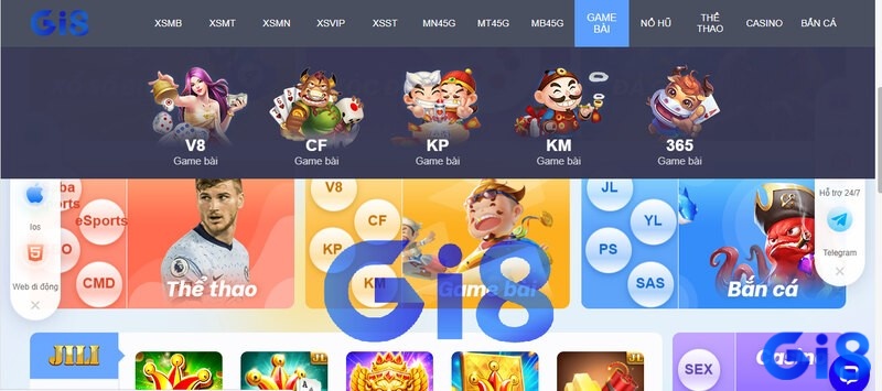 Chơi Baccarat online uy tín tại GI8 đa dạng cửa cược hấp dẫn